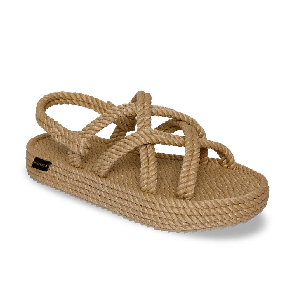 Bohonomad Bodrum Platform Rope Sandals