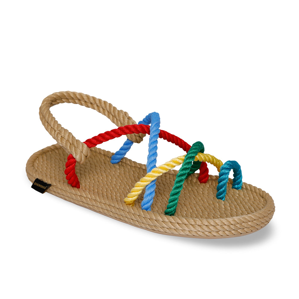 Bohonomad Ibiza Flat Rope Sandals