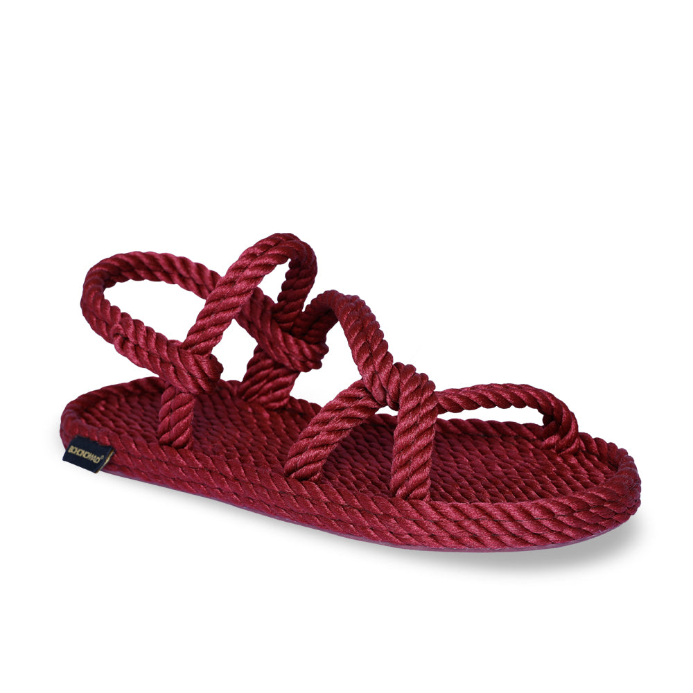 Bohonomad Mykonos Flat Rope Sandals