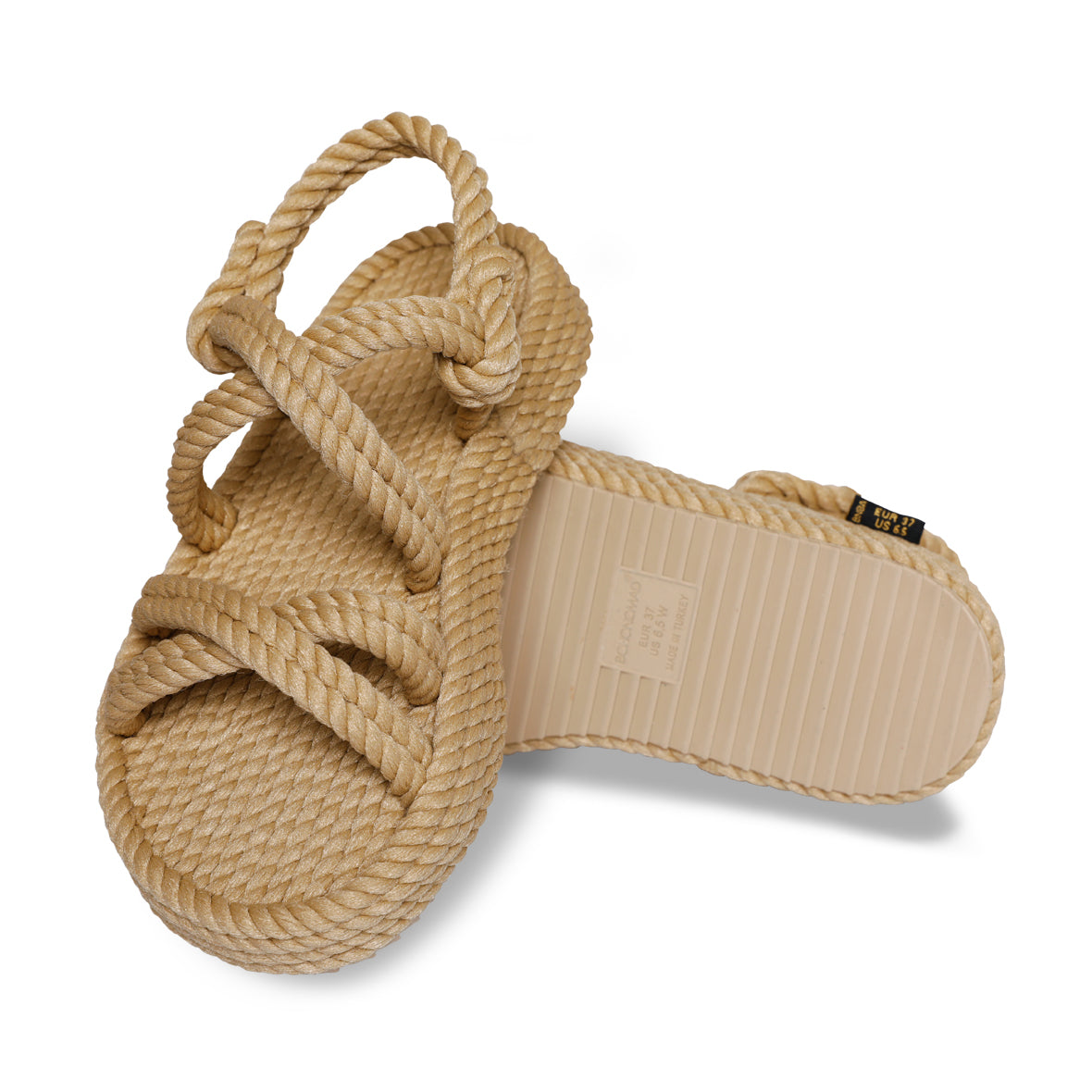 Bohonomad Tahiti Flat Rope Sandals