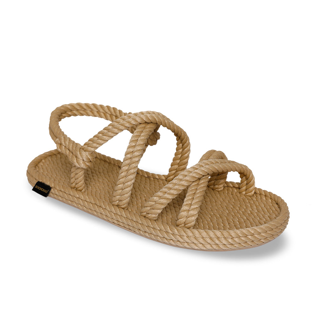 Bohonomad Tahiti Flat Rope Sandals