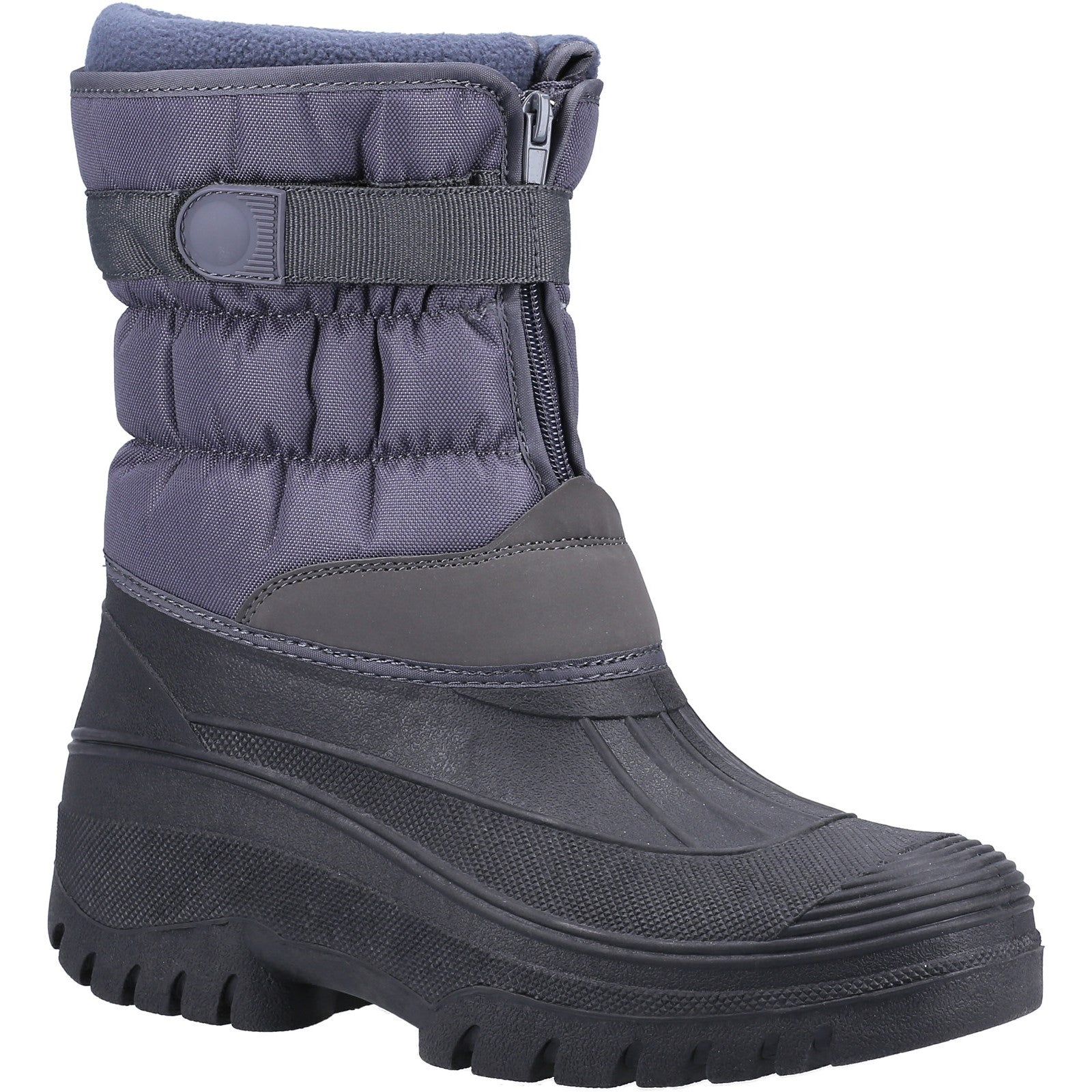 Cotswold Chase Touch Fastening and Zip up Winter Boot