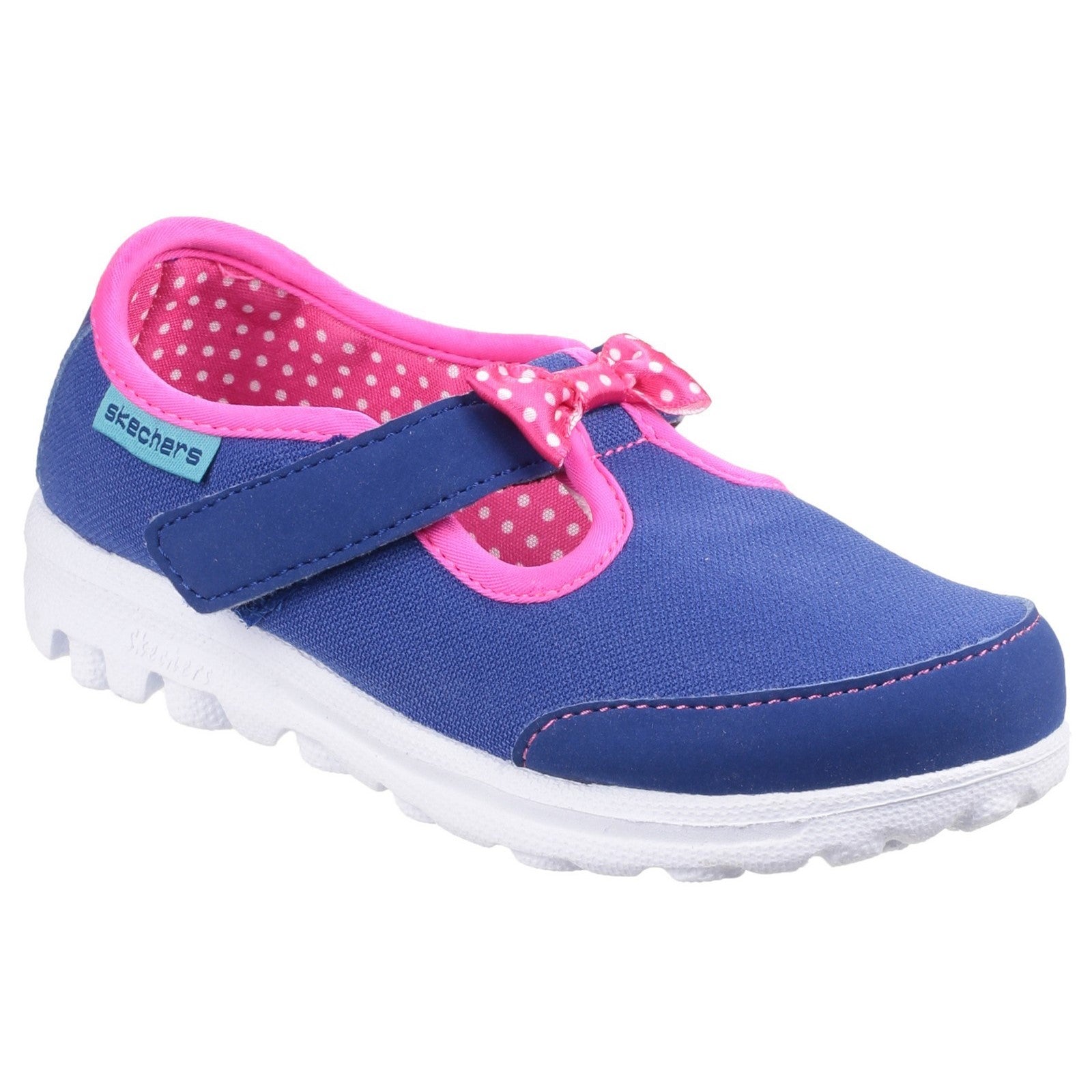 Skechers Go Walk - Bitty Bow Trainers