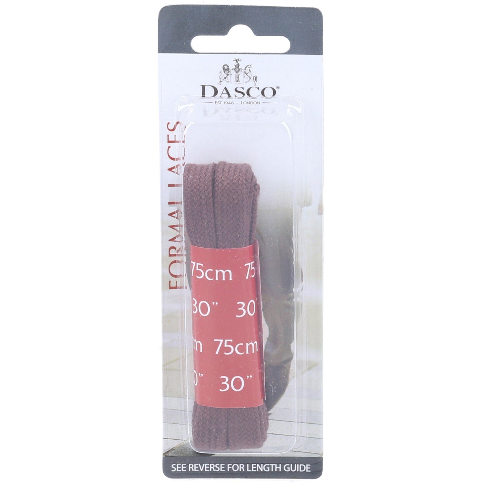Dasco 75cm Flat Shoe Lace 6 Pack