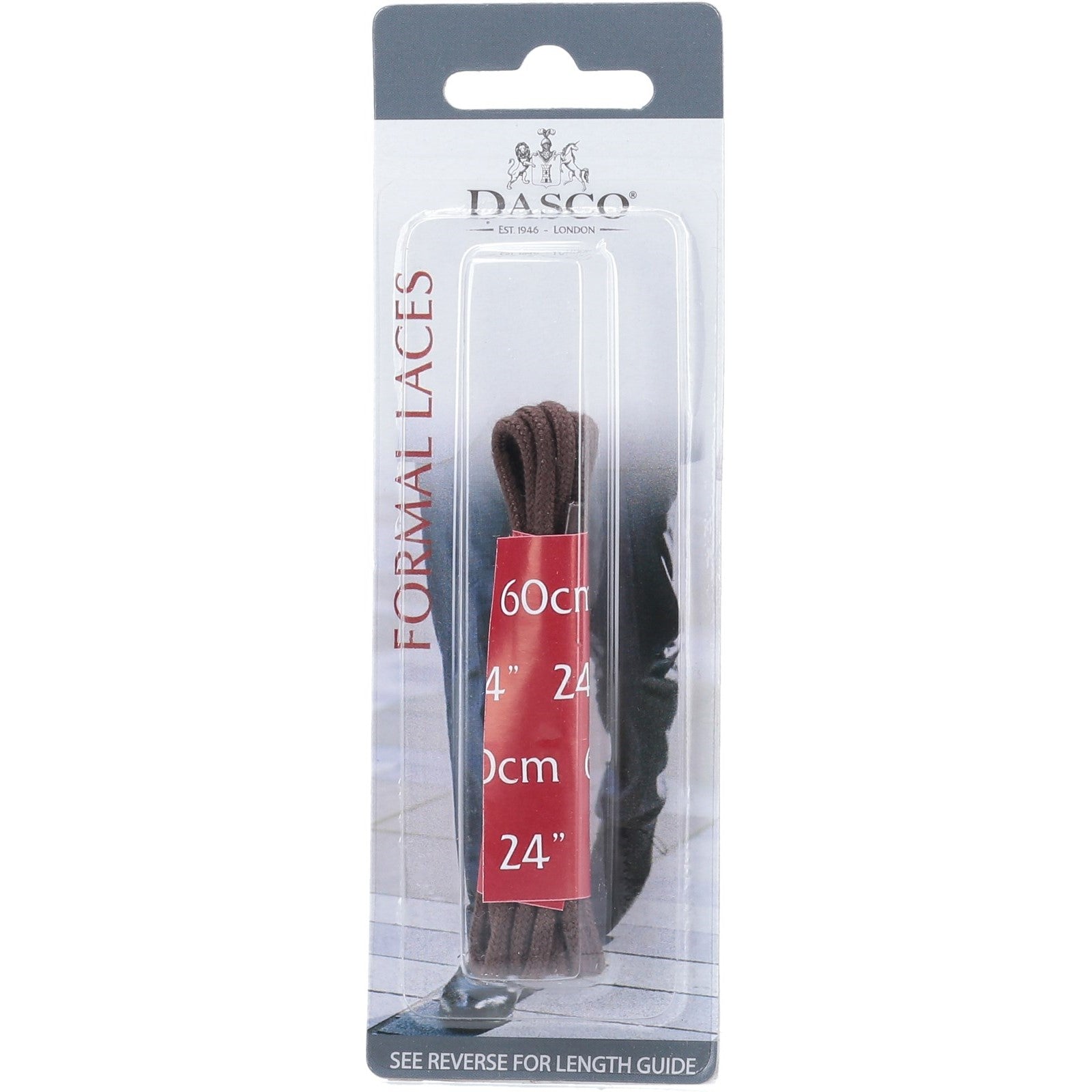 Dasco 60cm Round Shoe Lace 6 Pack