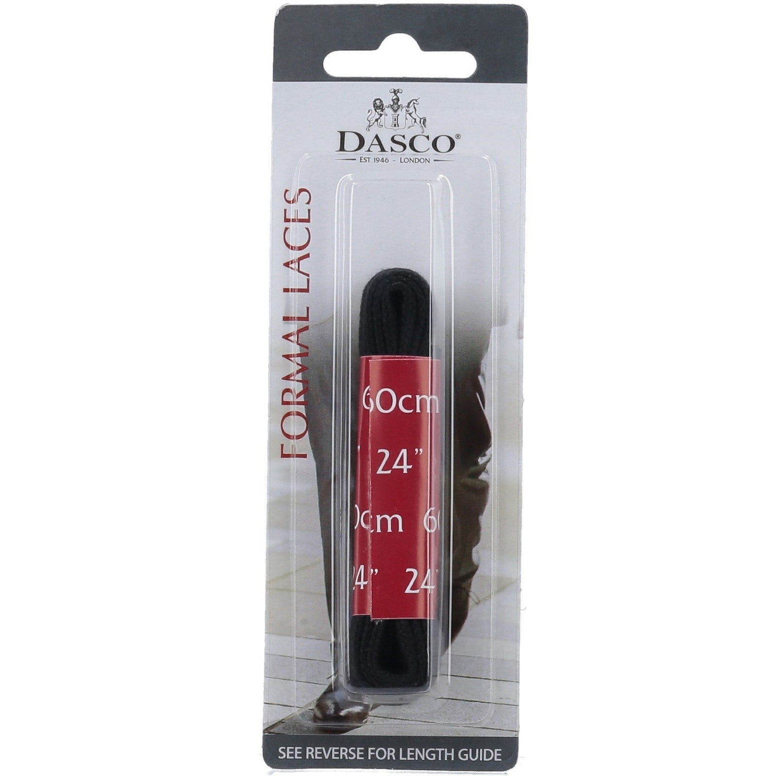 Dasco 60cm Flat Shoe Lace 6 Pack