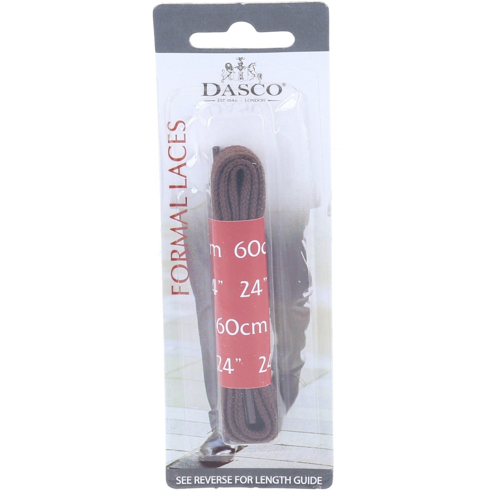 Dasco 60cm Flat Shoe Lace 6 Pack