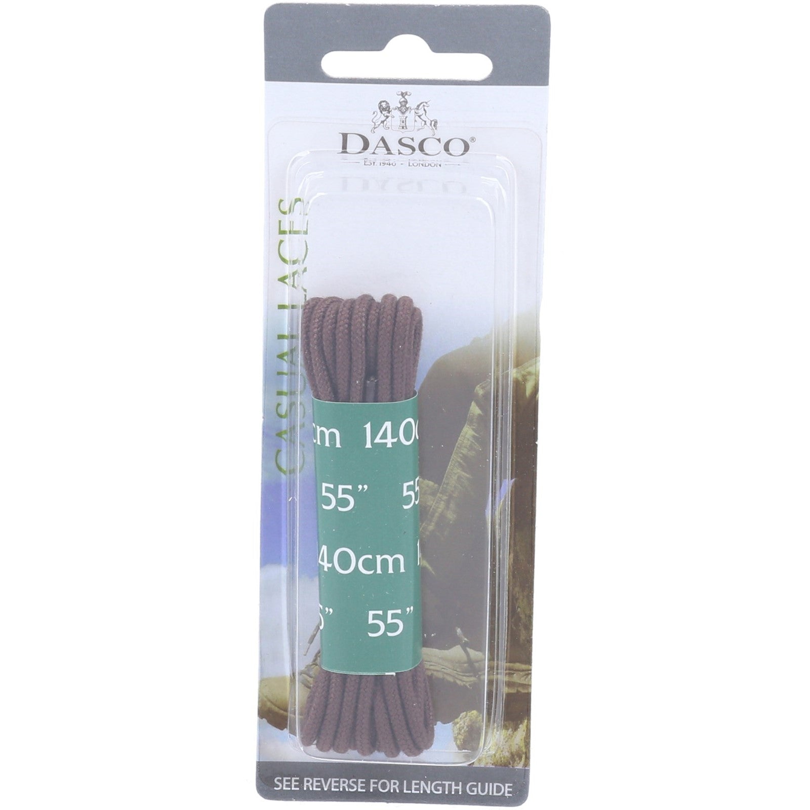 Dasco 140cm Round Boot Lace 6 Pack