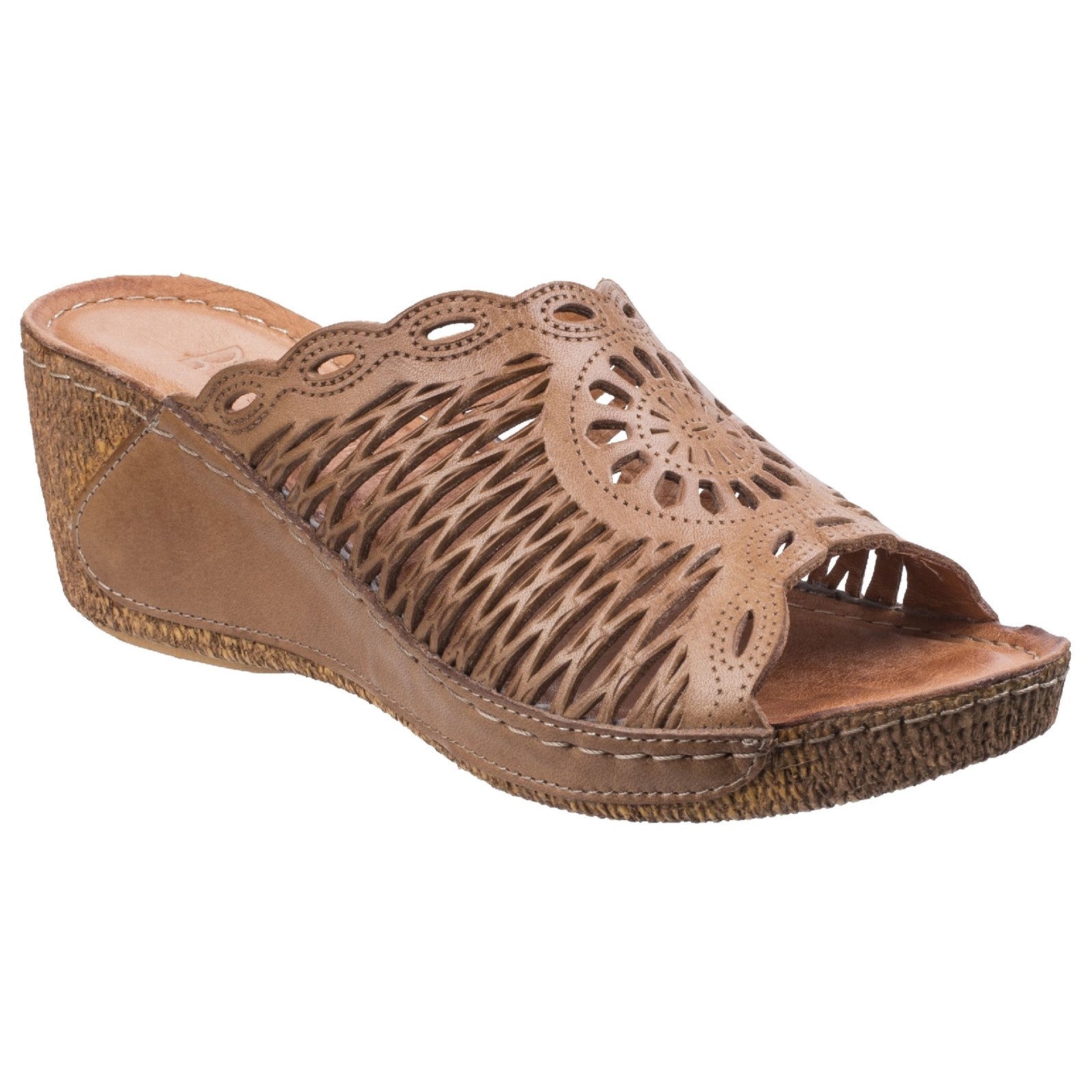 Riva Reggio High Wedge Mule Sandal