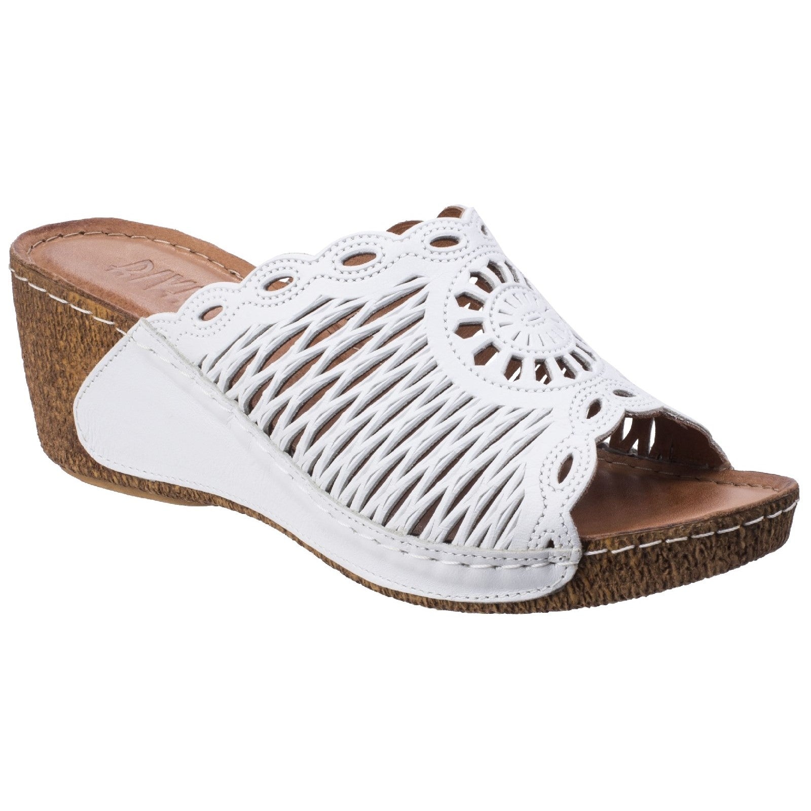 Riva Reggio High Wedge Mule Sandal