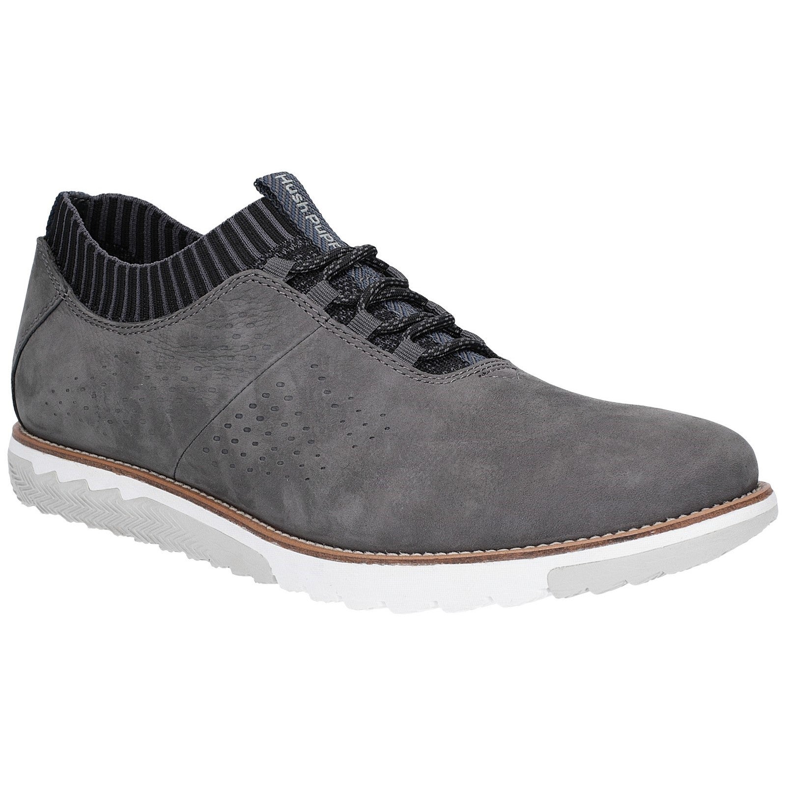 Hush Puppies Expert Knit Oxford Lace Up Trainer