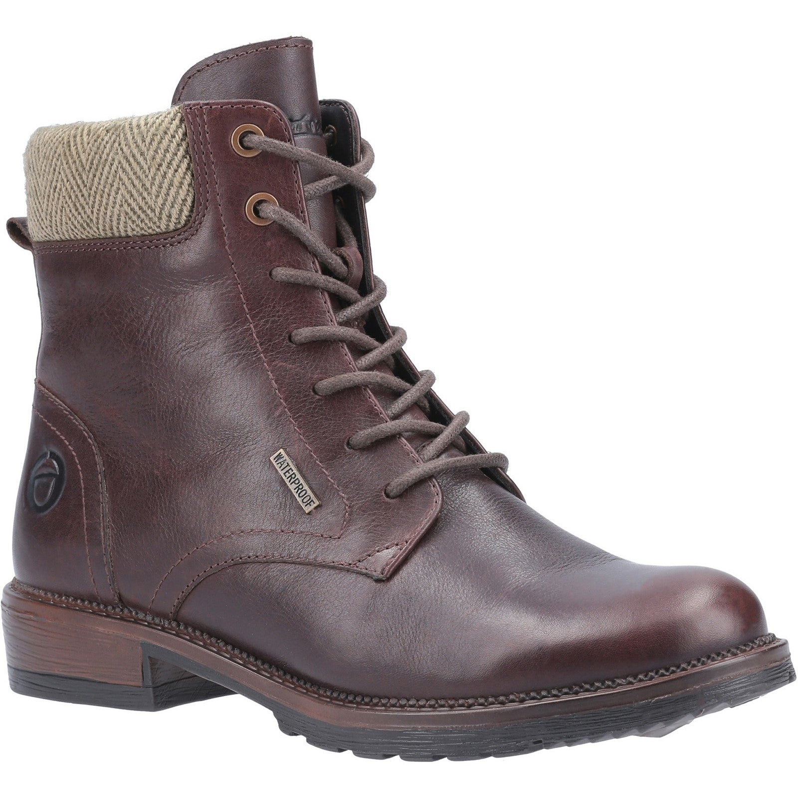 Cotswold Minety High Top Lace Up Ankle Boot