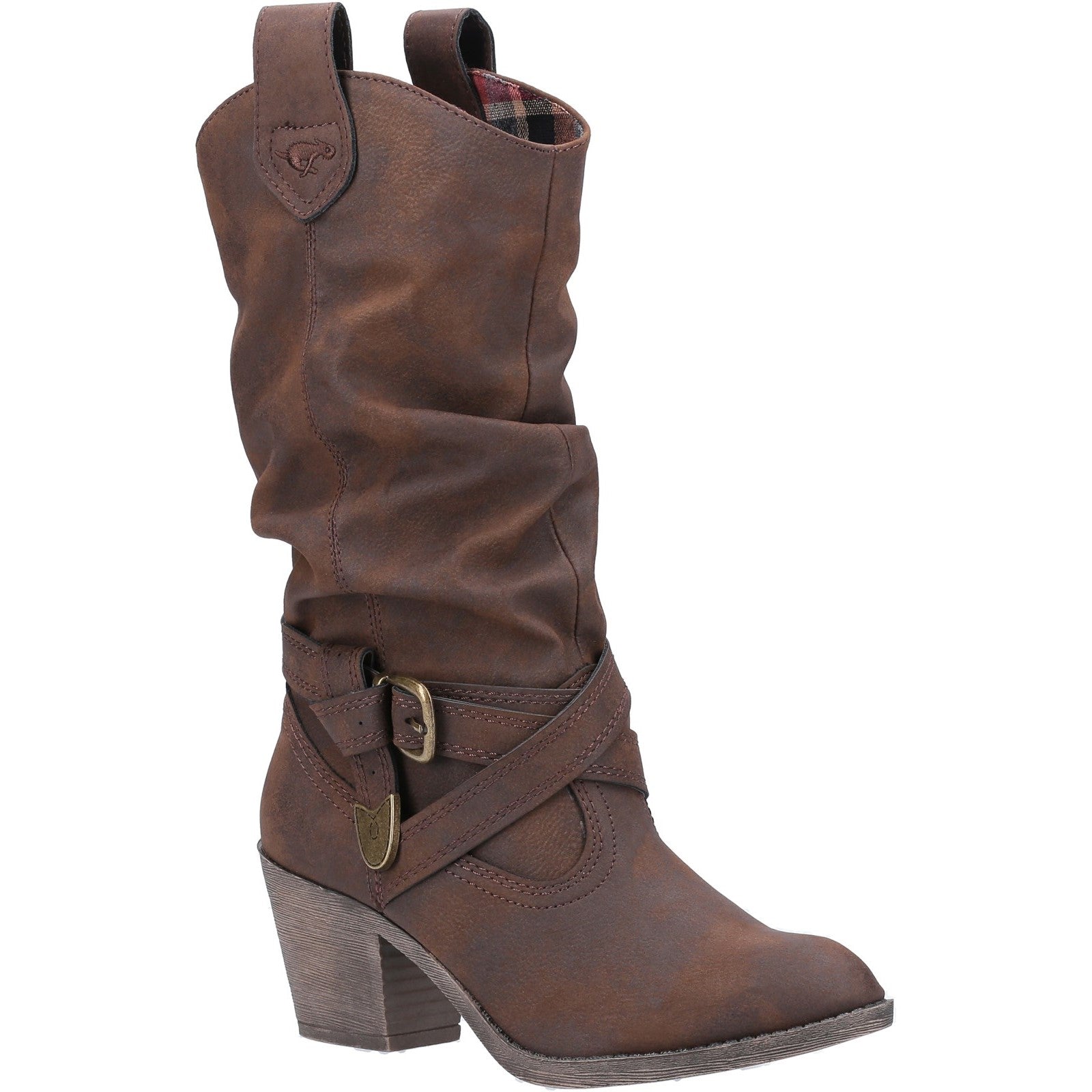 Rocket Dog Sidestep Mid-Calf Western Boot