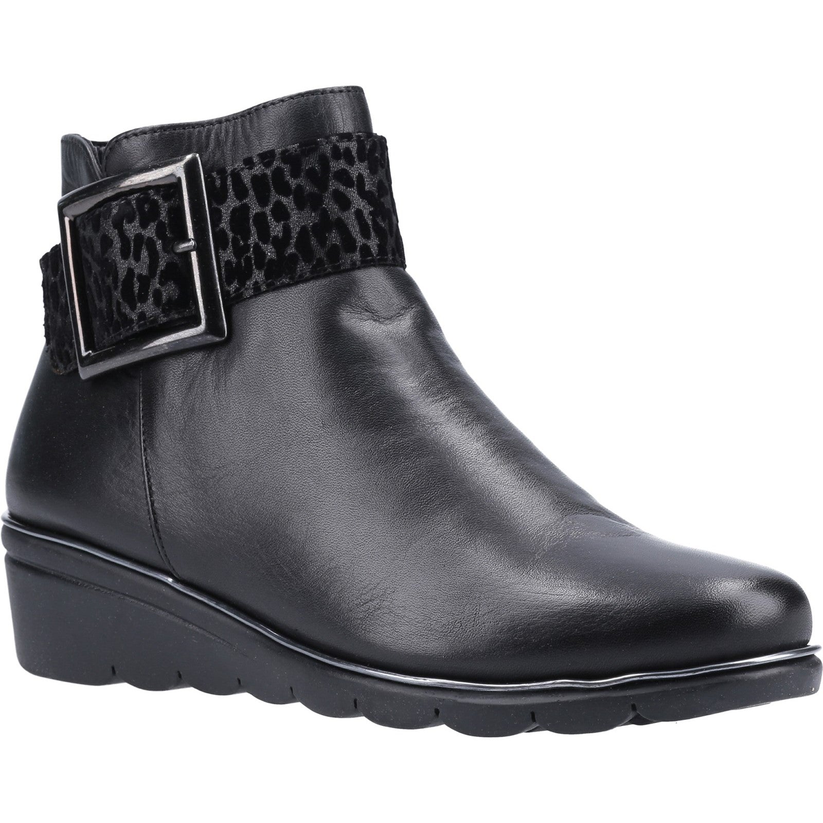 The Flexx Boombuckle Cashmere/Zair Zip Ankle Boot