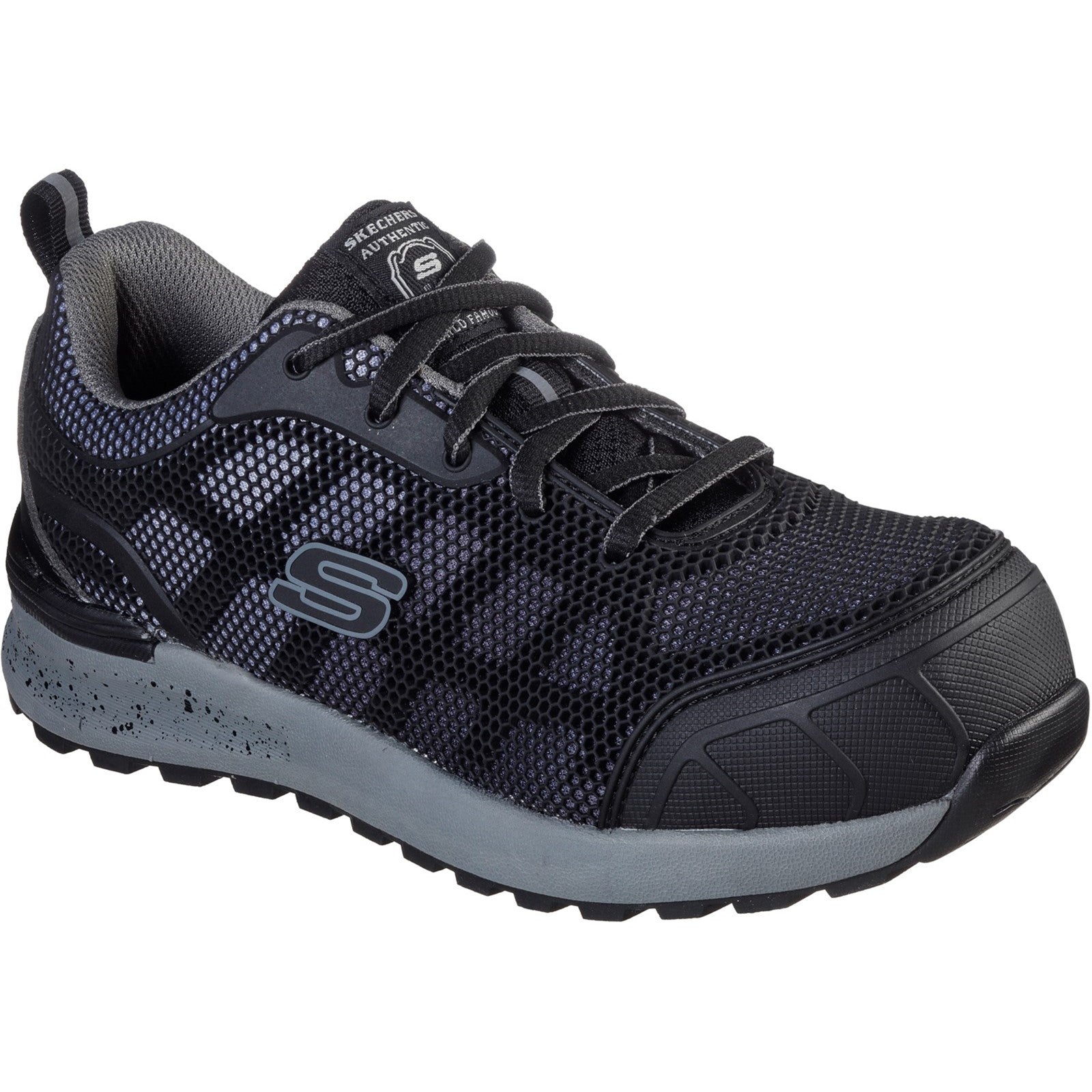 Skechers Bulklin-Lyndale Lace Up Athletic Work/Safety Toe Trainers