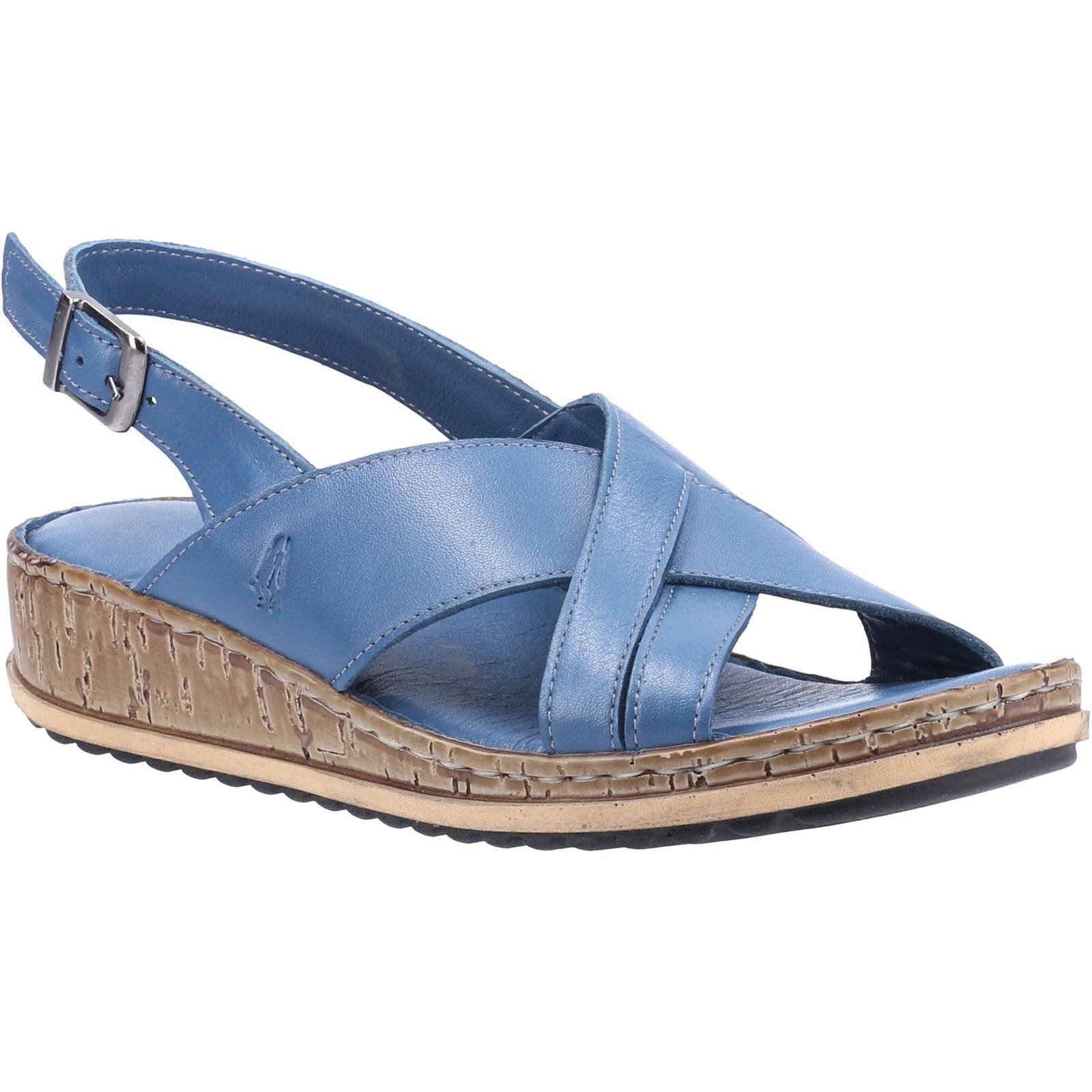 Hush Puppies Elena Cross Over Wedge Sandal