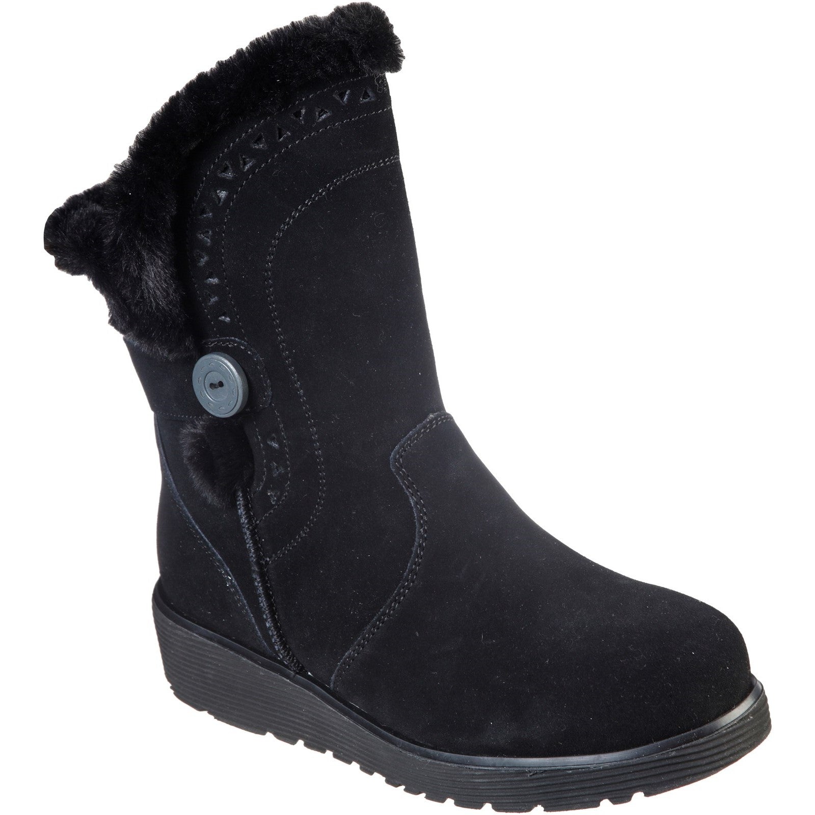 Skechers Keepsakes Wedge Cozy Peak Mid Boot