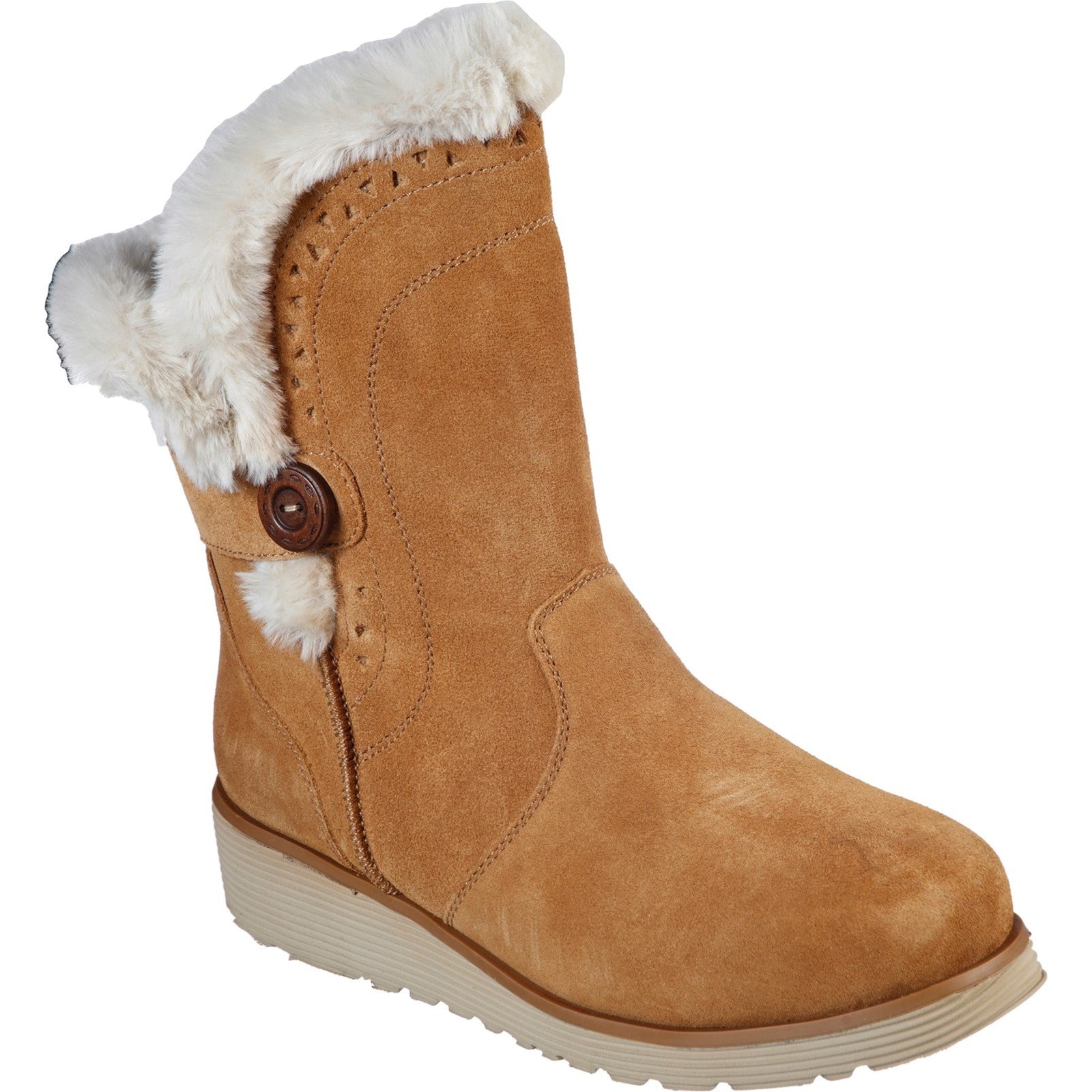 Skechers Keepsakes Wedge Cozy Peak Mid Boot
