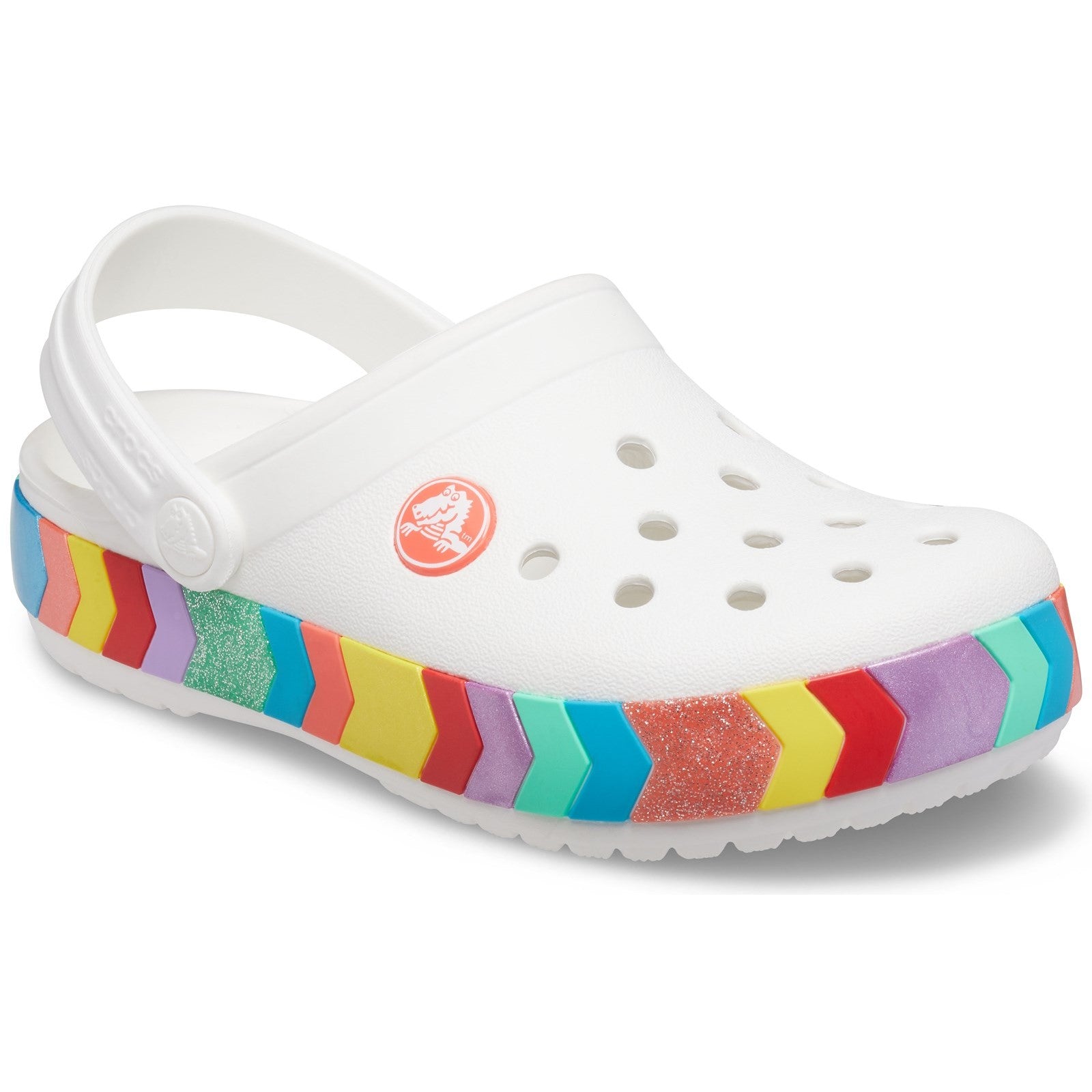 Crocs Crocband Chevron Beaded Clog Sandals