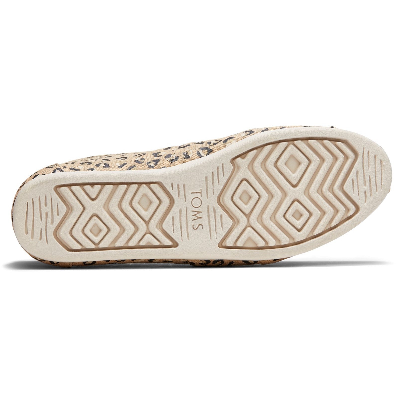 Toms Alpargata Textured Cheetah Flats