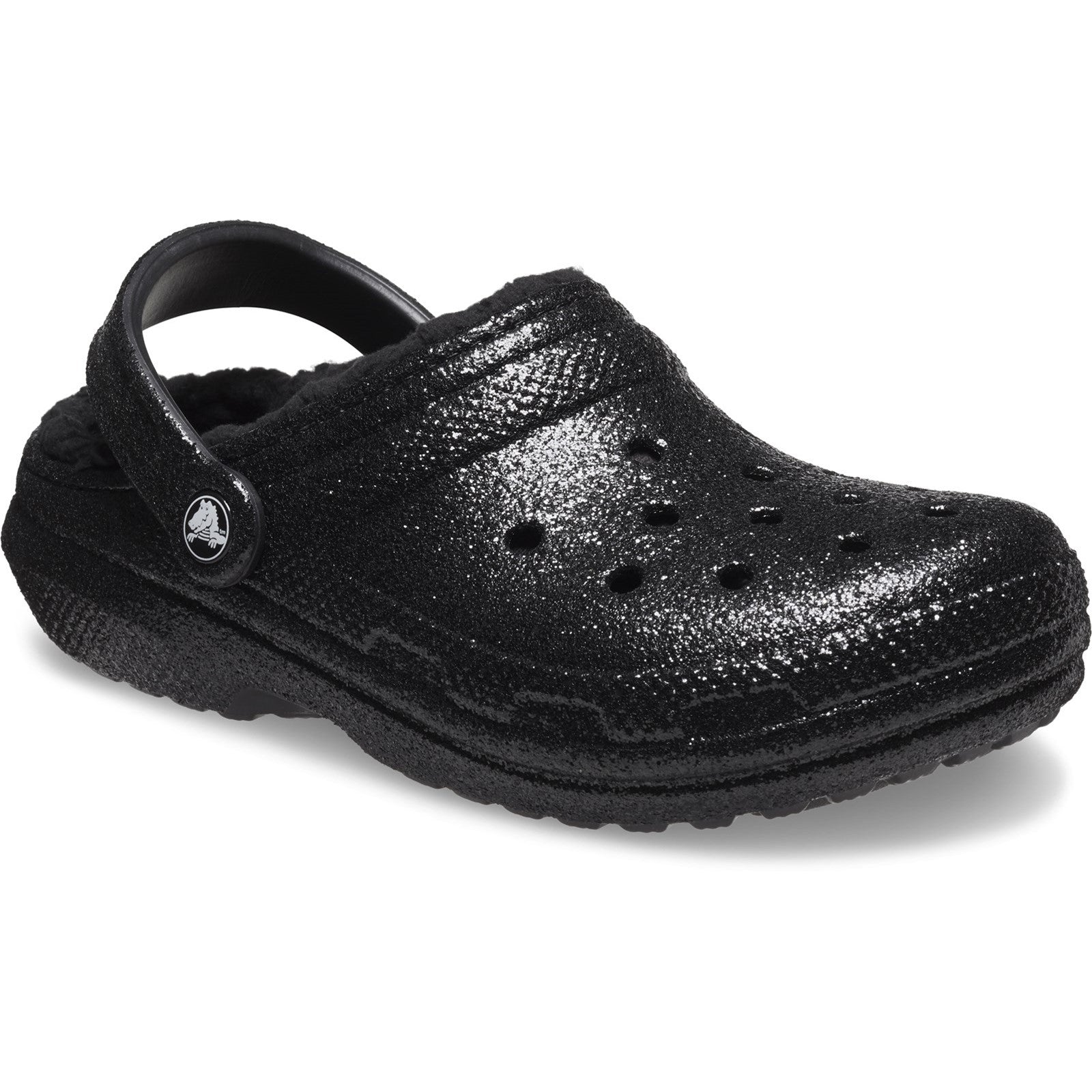 Crocs Classic Glitter Lined Clog Sandals