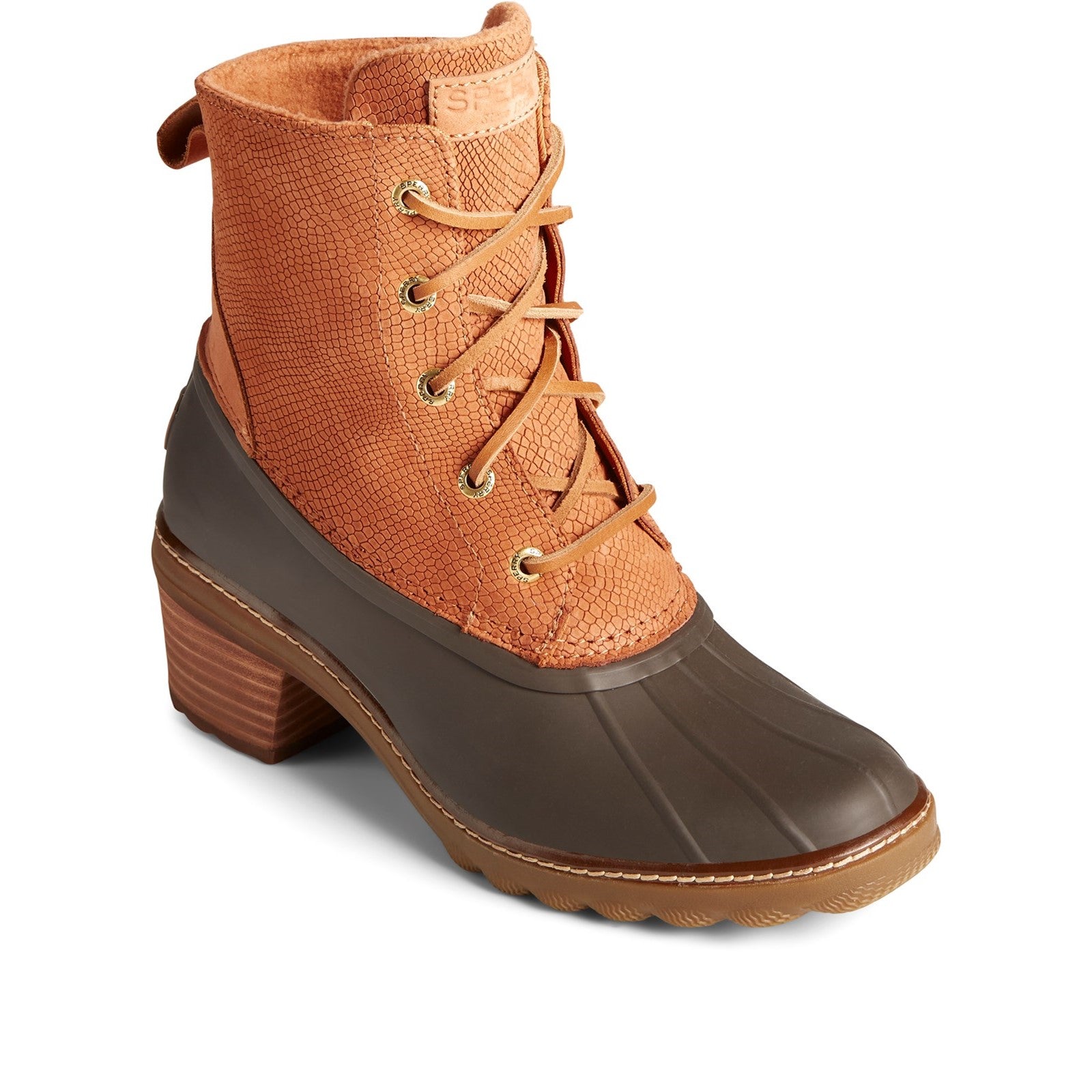 Sperry Top-sider Saltwater Heel Snake Ankle Boot