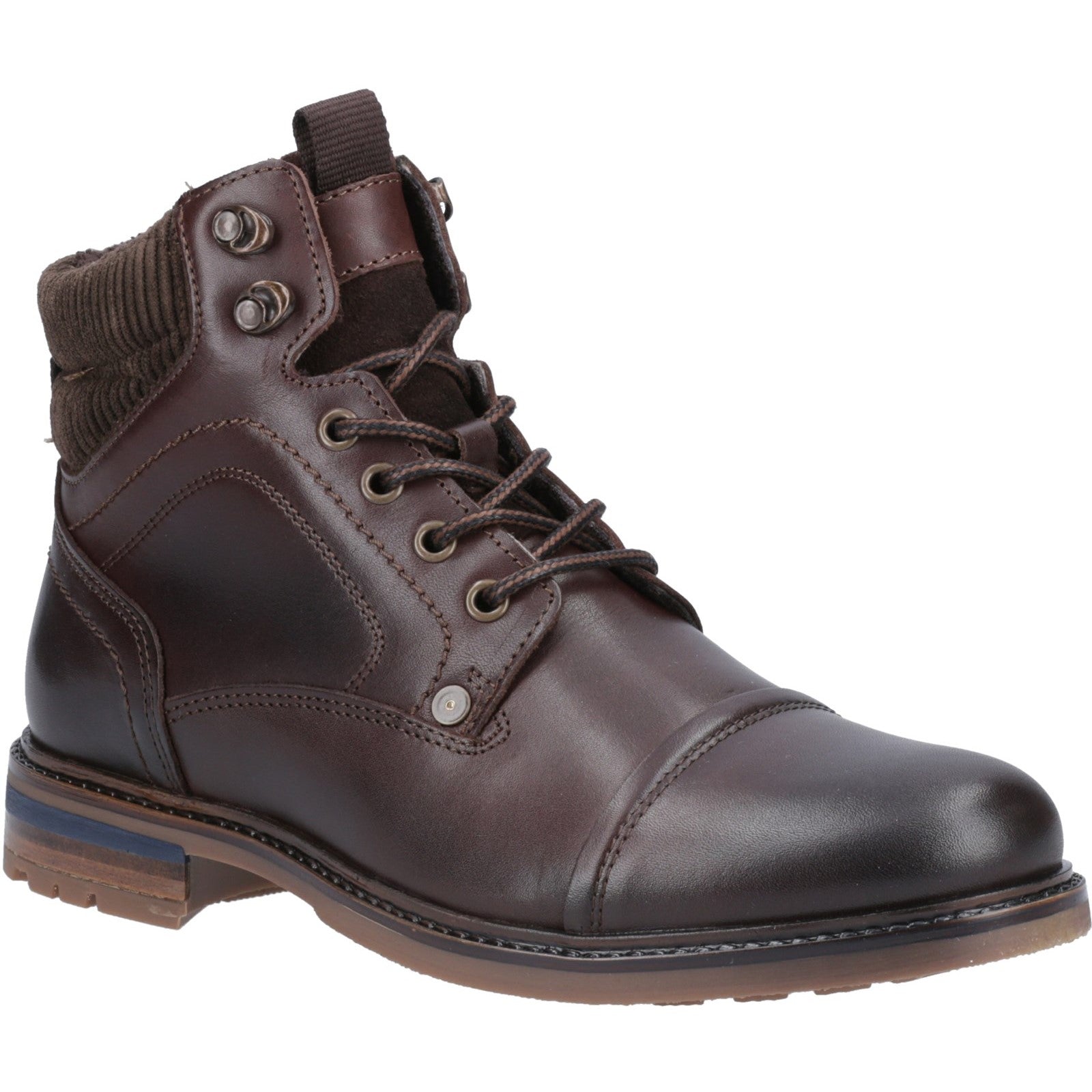 Dune London Candor Toe Cap Worker Boots