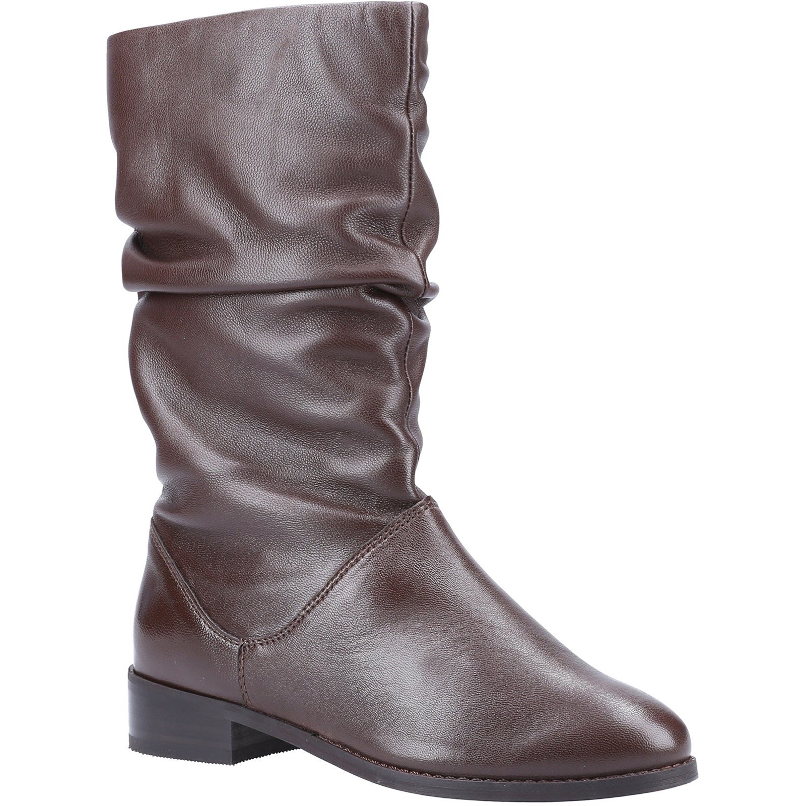 Dune London Rosalindas Ruched Calf Boots