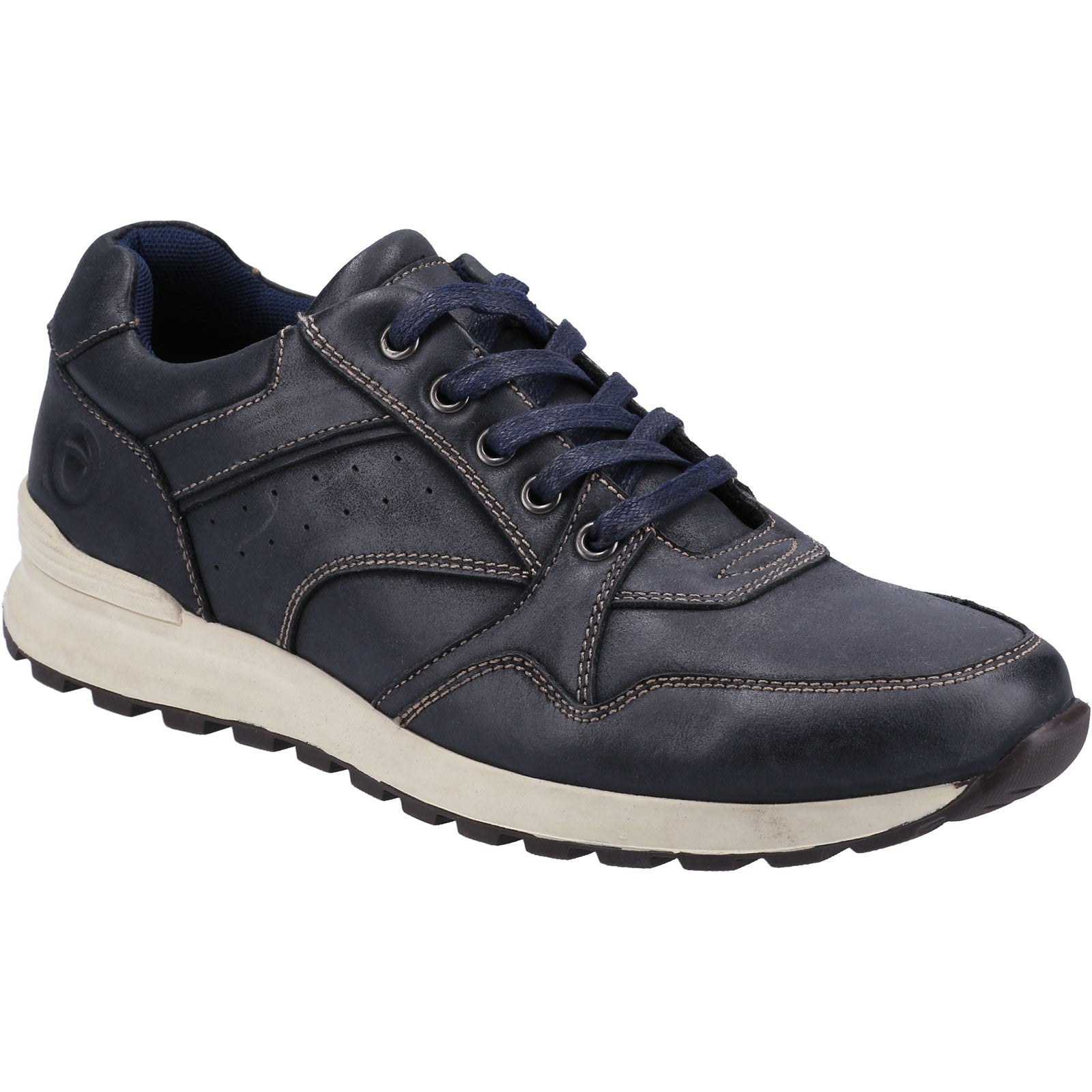 Cotswold Epney Leather Lace Trainer