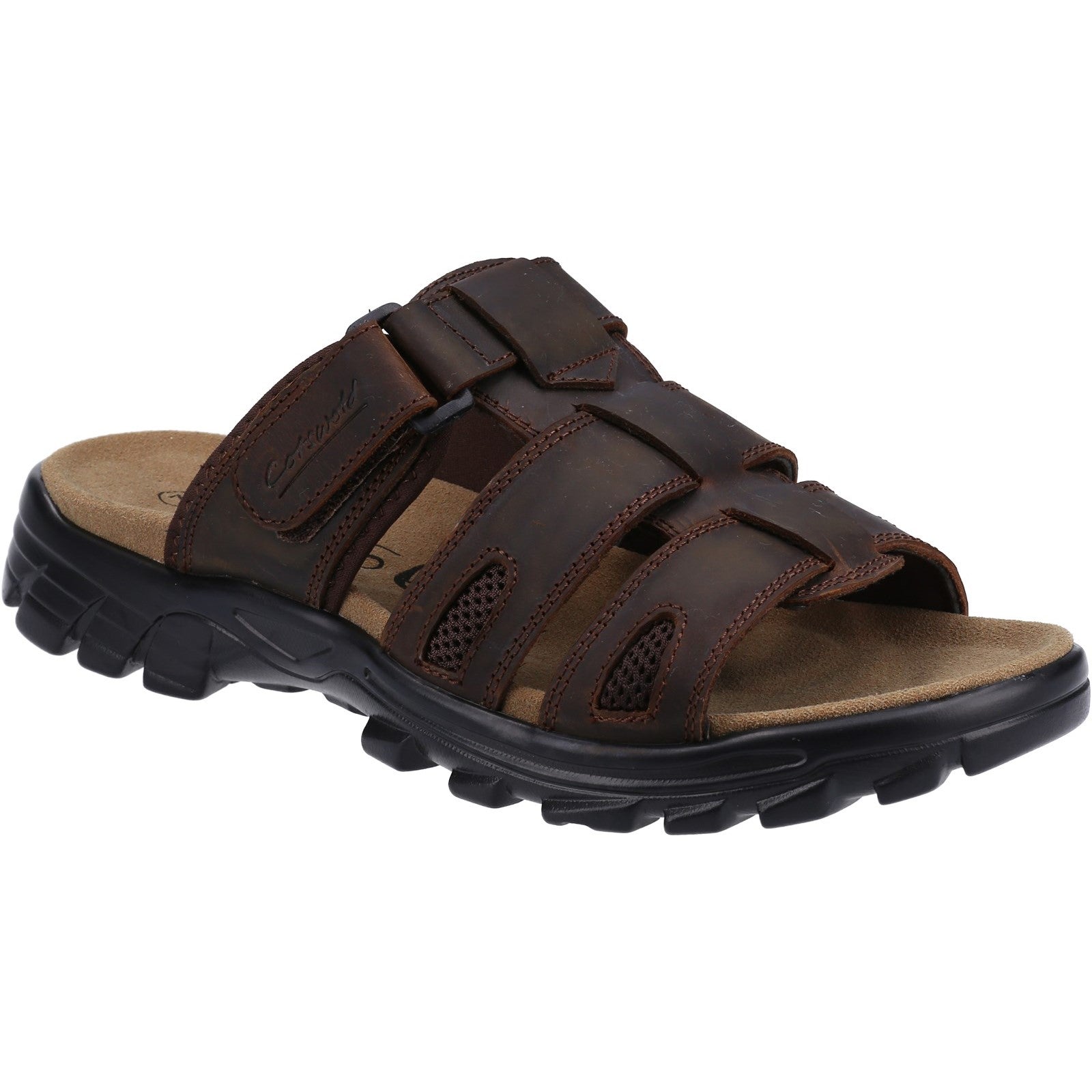 Cotswold Tayton Leather Walking Slider Sandals