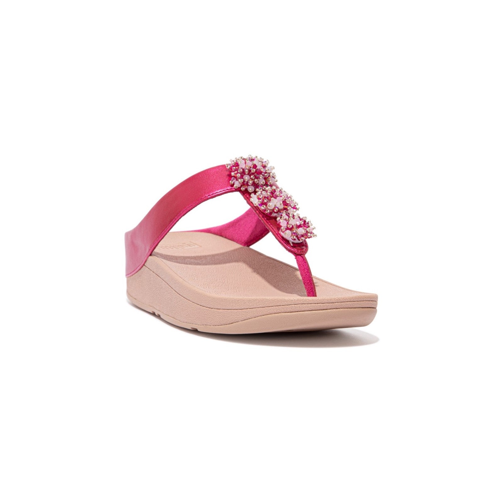 Fit Flop Fino Bead-Cluster Toe-Post Sandals