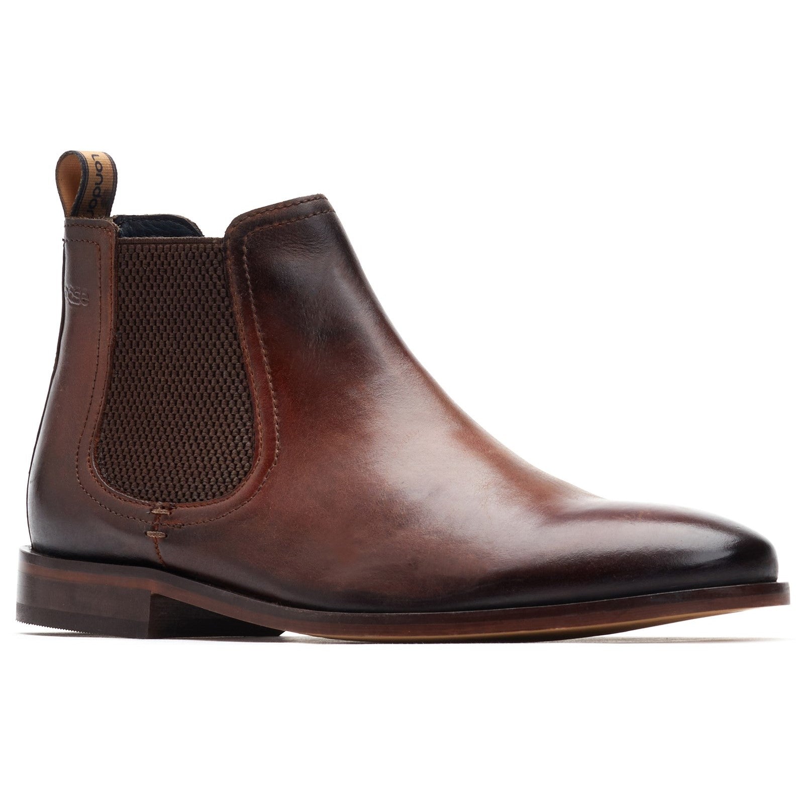 Base London Lynch Pull Up Plain Chelsea Boot