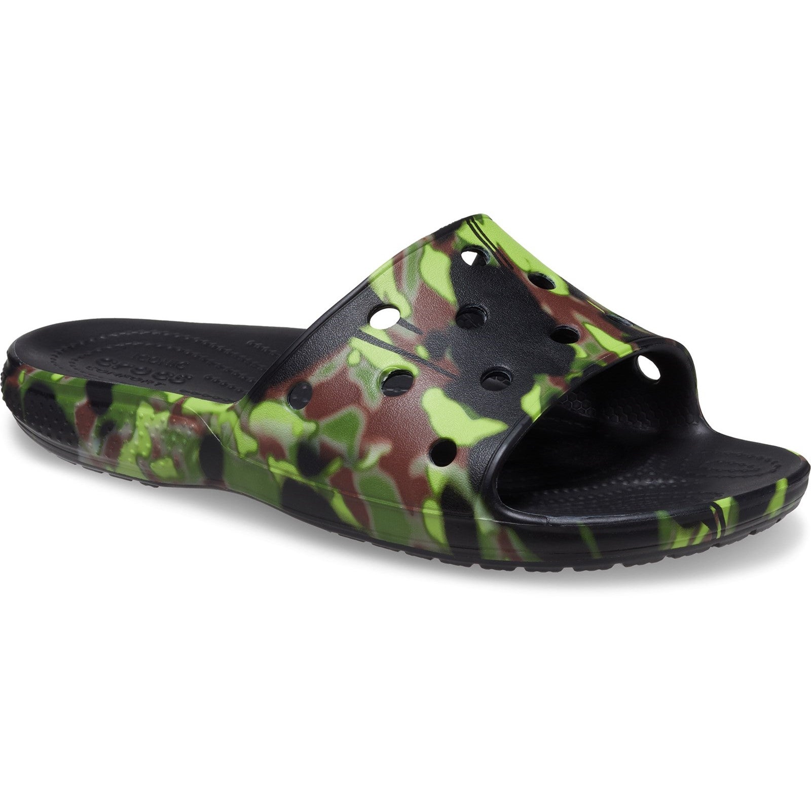Crocs Spray Camo Slide Sandals