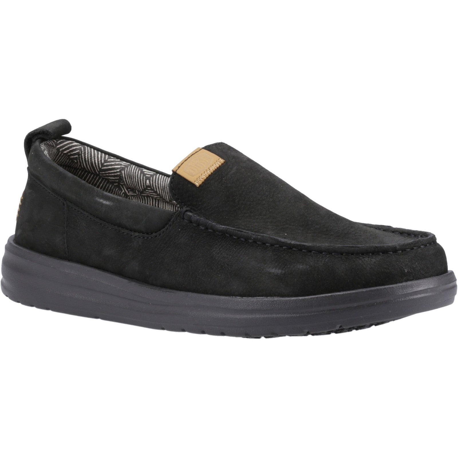 Hey Dude Wally Grip Moc Craft Leather Shoe