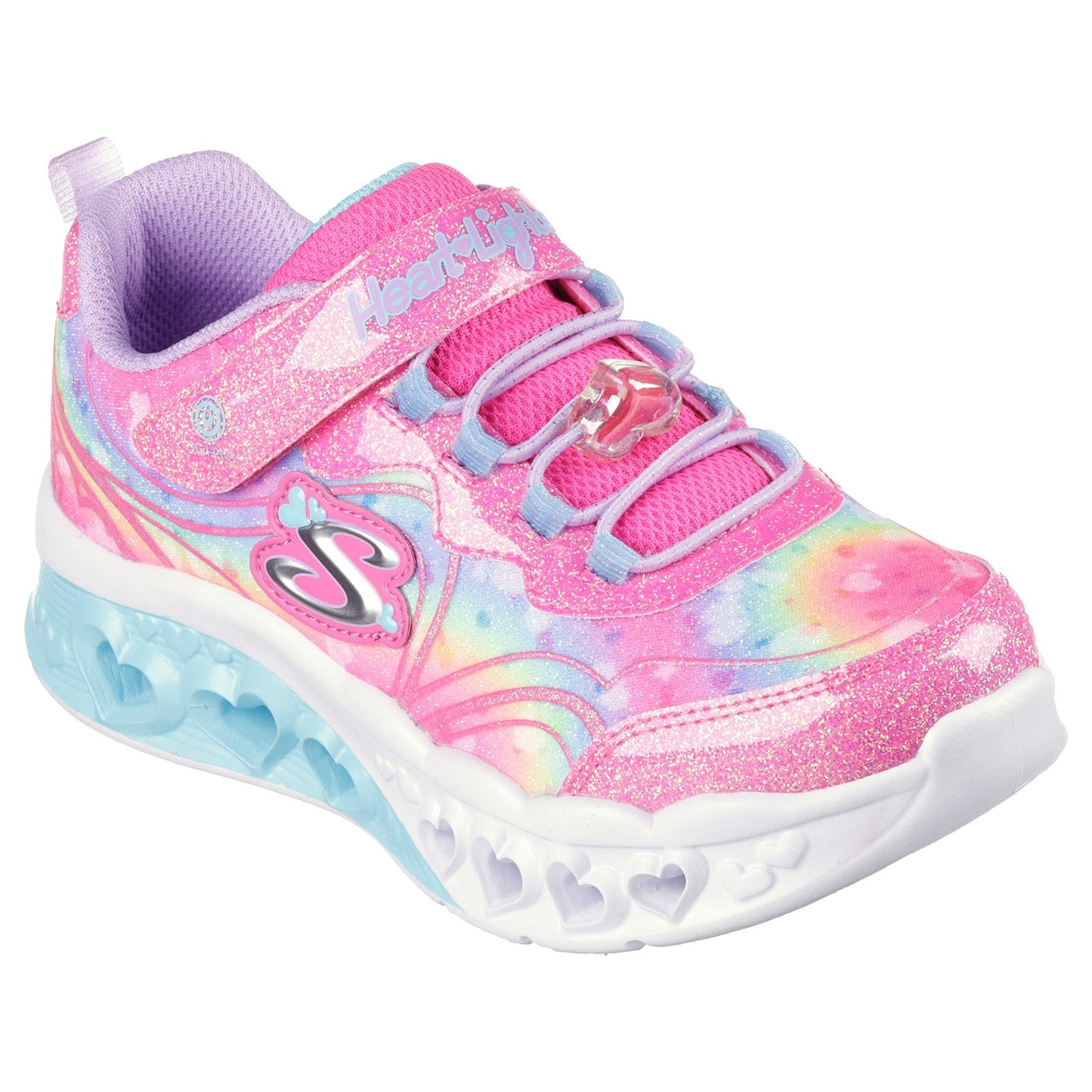 Skechers Flutter Heart Lights - Groovy Swirl Shoe