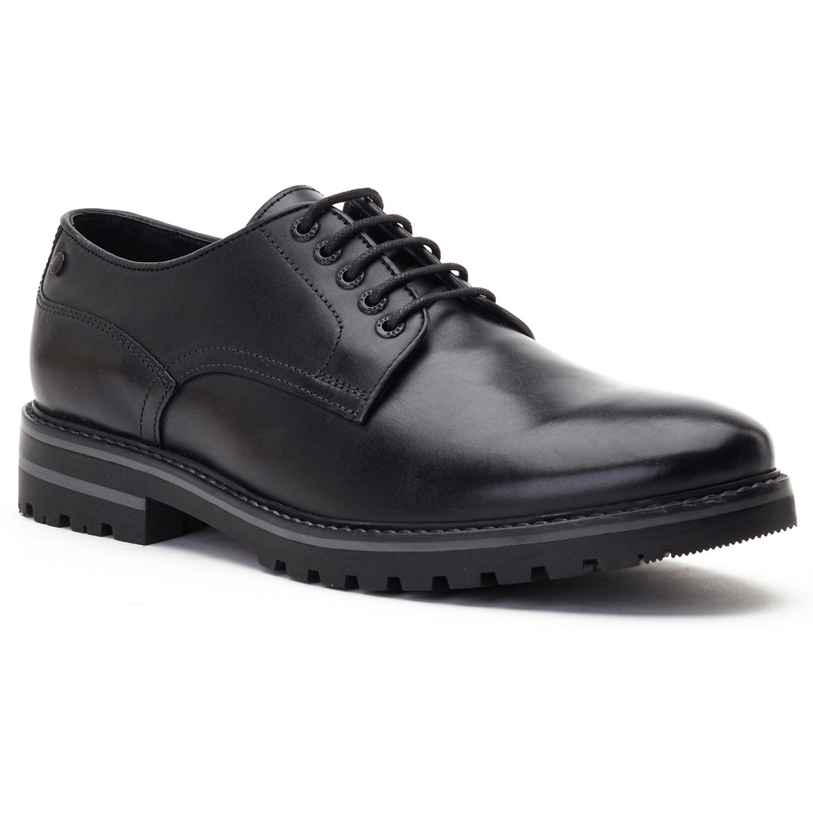 Base London Halsey Waxy Derby Shoes