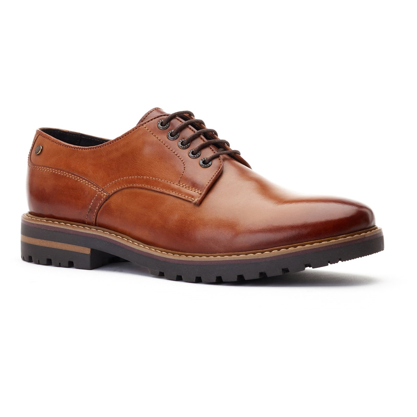 Base London Halsey Washed Derby Shoes