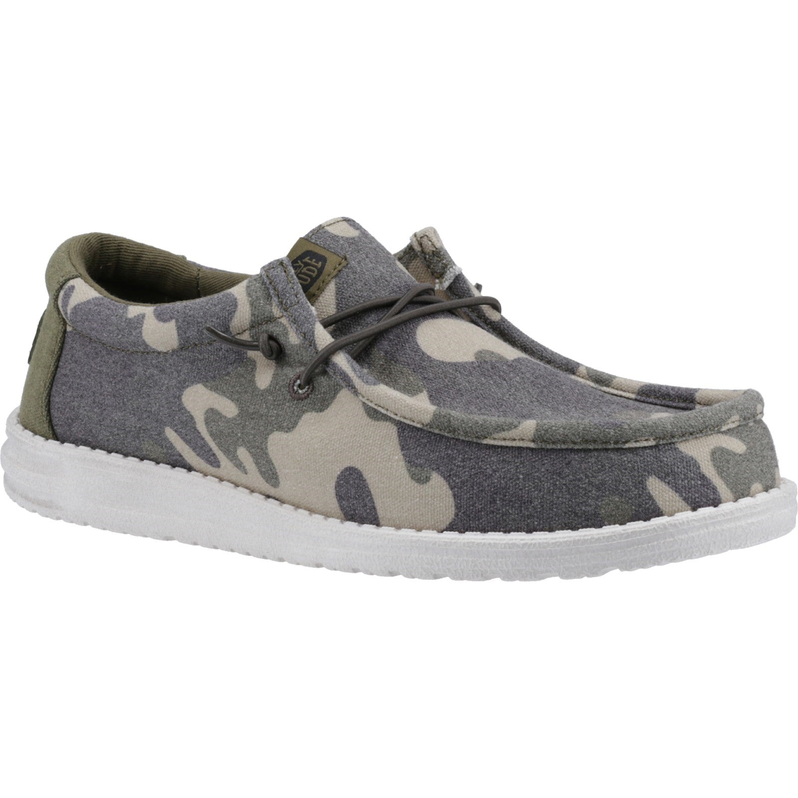 Hey Dude Wally Washed Camo Shoe