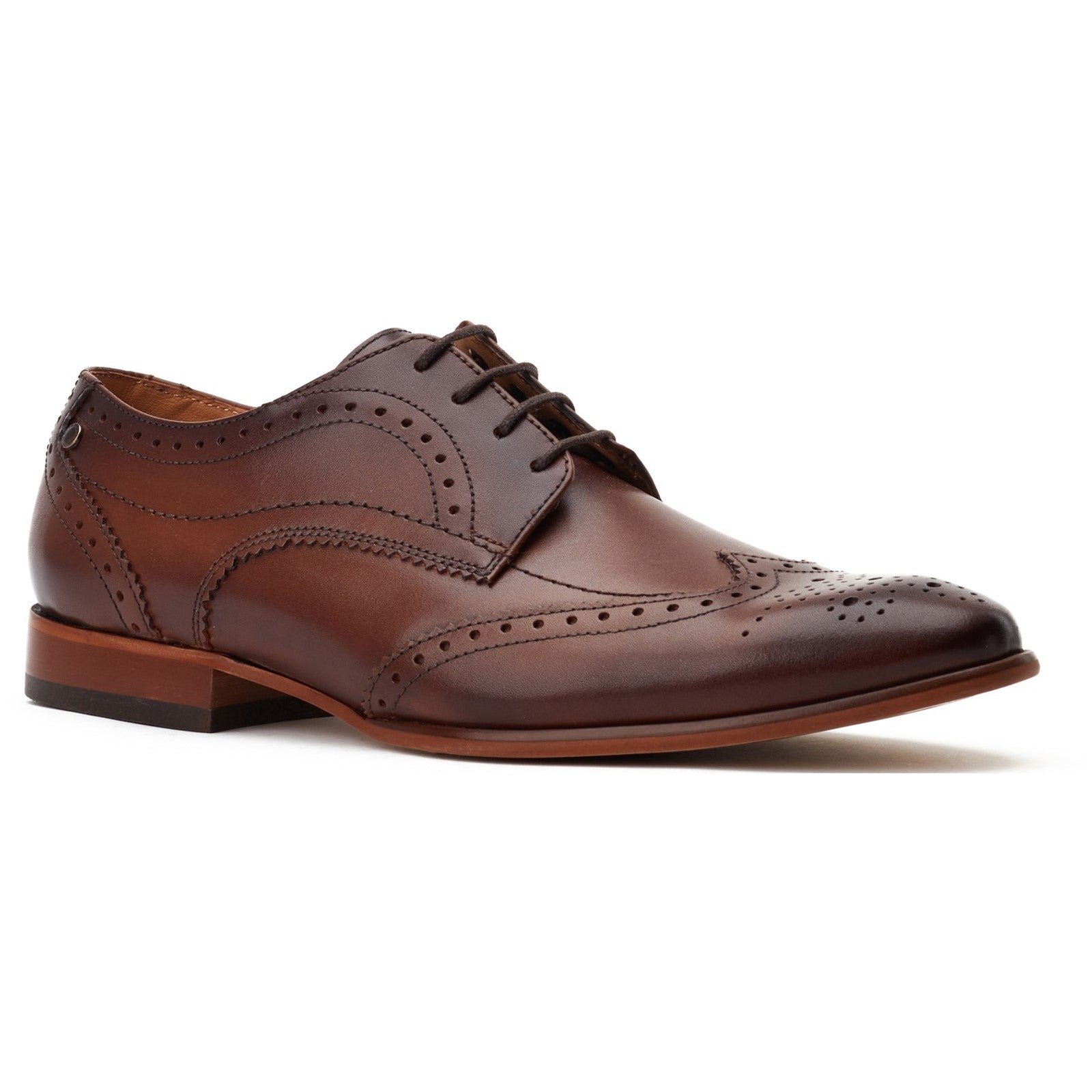 Base London Barbera Lace Up Brogue Shoe