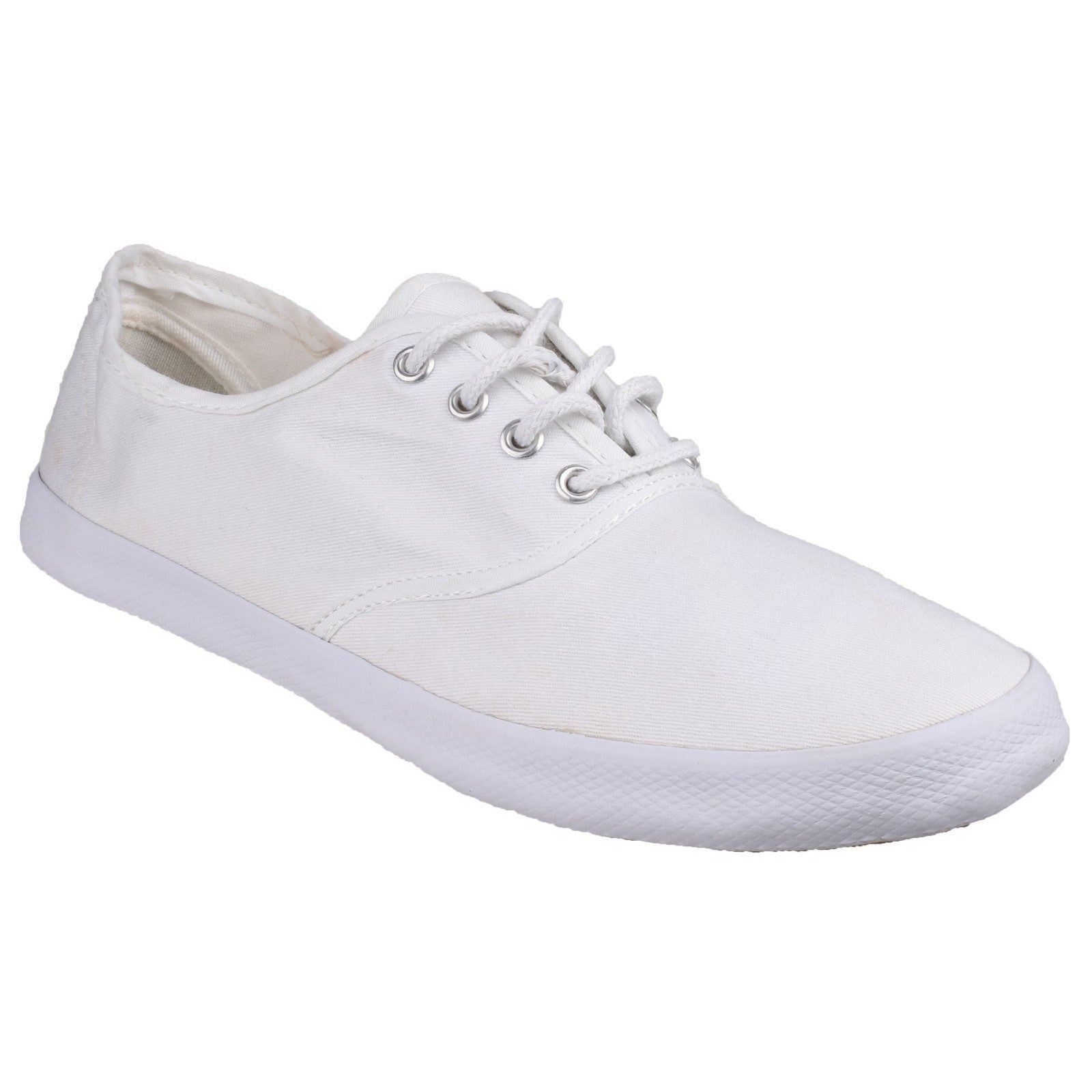 Group Five Mirak GB Plimsolls White Large Shoes