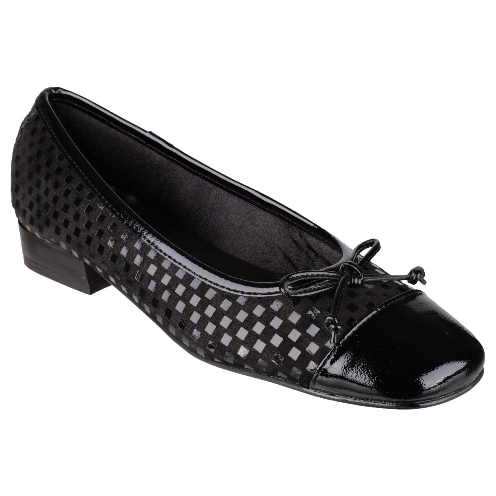 Riva Andros Patent/Suede women's Ballerina Flats