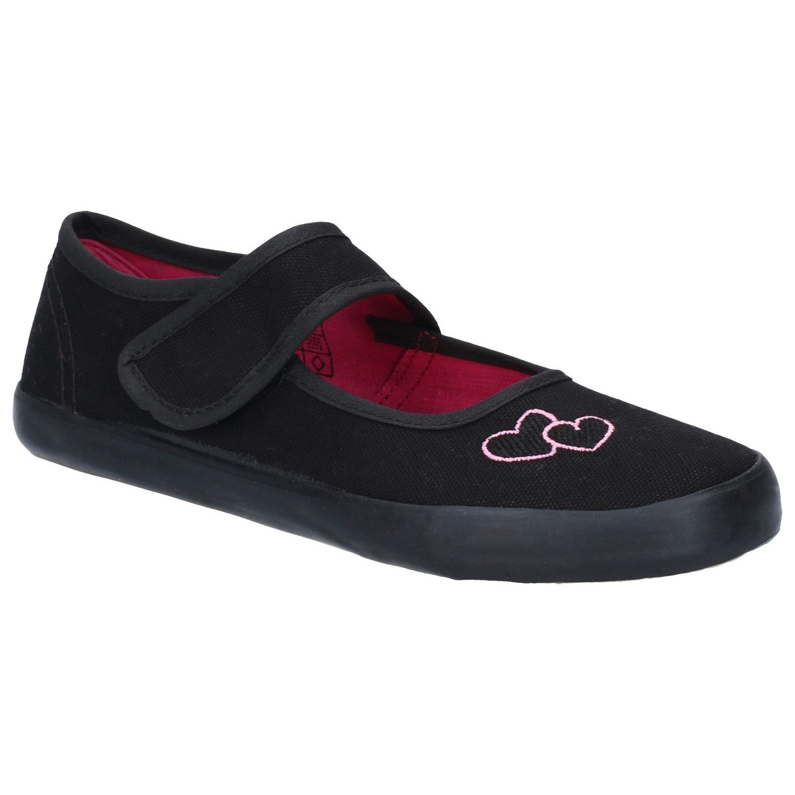 Mirak Bar Touch Fastening Plimsoll Slippers