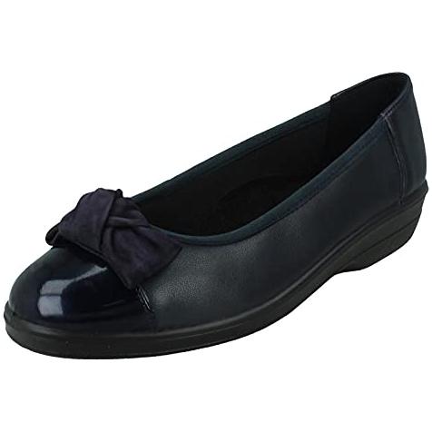 Padders Orient Wide Fitting Womens Cushioned Slip On Shoes Flats