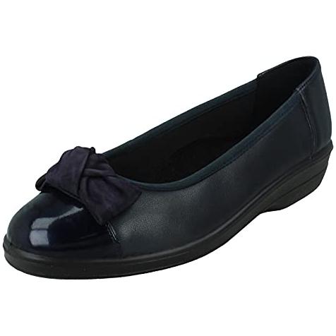 Padders Orient Wide Fitting Womens Cushioned Slip On Shoes Flats
