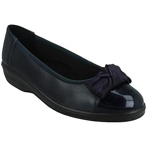 Padders Orient Wide Fitting Womens Cushioned Slip On Shoes Flats