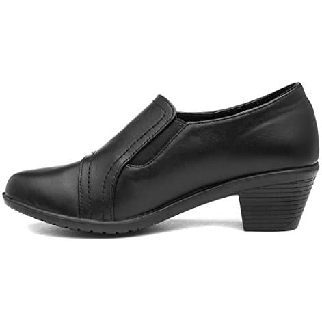 Cushion Walk Louise Womens Black Heel Shoes