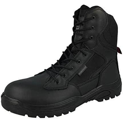 Groundwork Steel Toe Cap Combat Tactical Safety Ankle Boots Security Military Police Boot GR38
