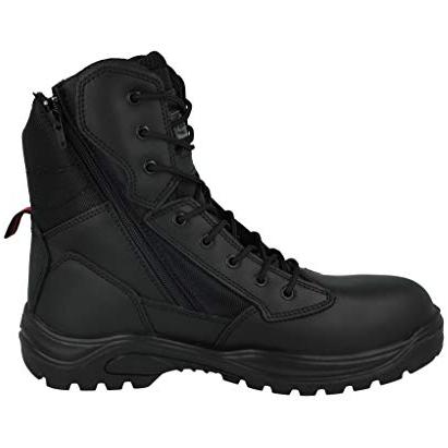 Groundwork Steel Toe Cap Combat Tactical Safety Ankle Boots Security Military Police Boot GR38