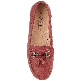 Jo & Joe Ladies Wide Fit Flat Leather Tassel Moccasins Loafer Nautical Shoe Plimsole Pumps Womens Flats