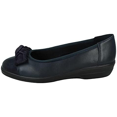 Padders Orient Wide Fitting Womens Cushioned Slip On Shoes Flats